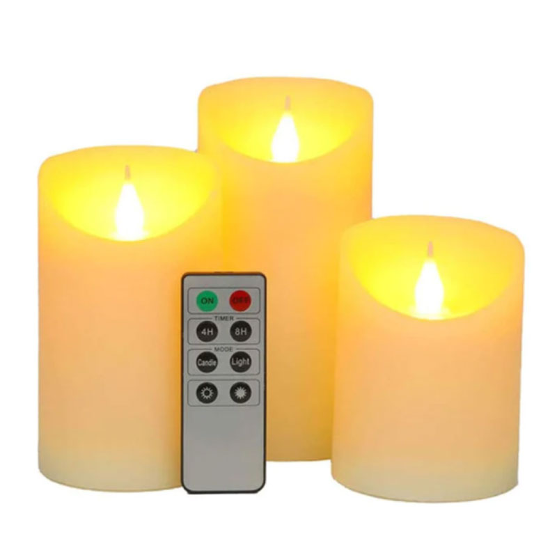 Real Wax  3D Effect LED Candles