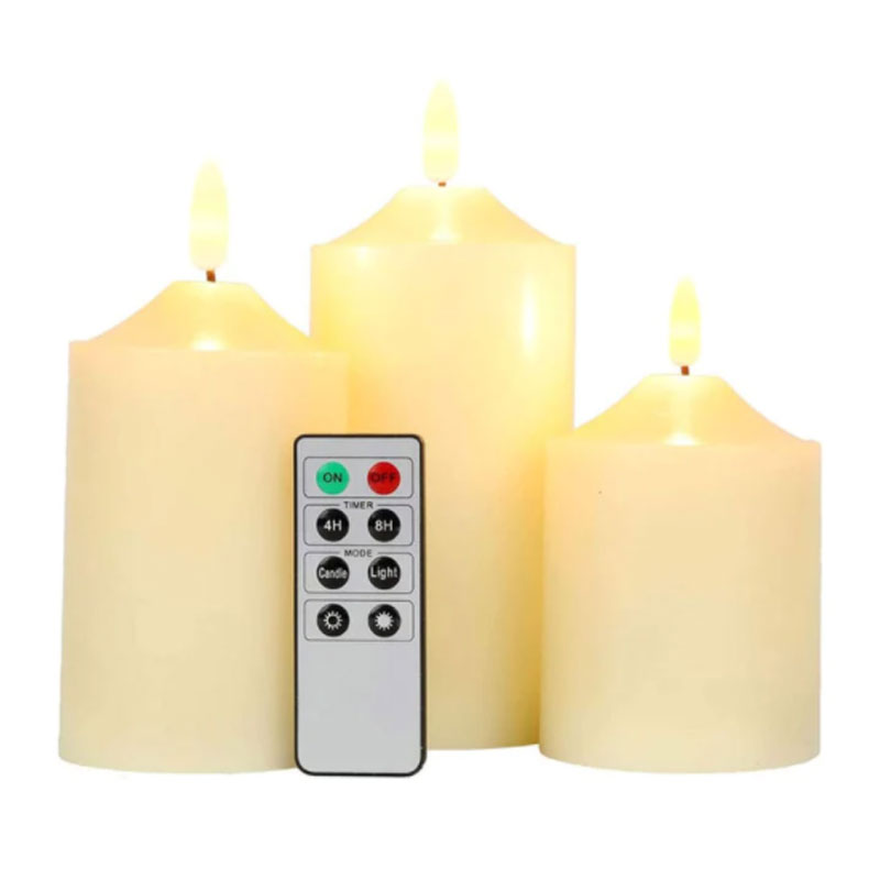 Set of 3 LED Candle Lights